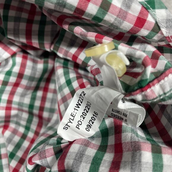 Vineyard Vines Button Down Shirt Mens Extra Small Slim Fit Christmas Whale - Picture 5 of 11